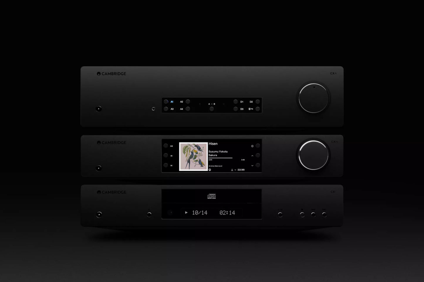 Cambridge Audio CXA81 Mk II Stereo-Vollverstärker mit hochwertigem DAC und audiophiler Klangqualität.