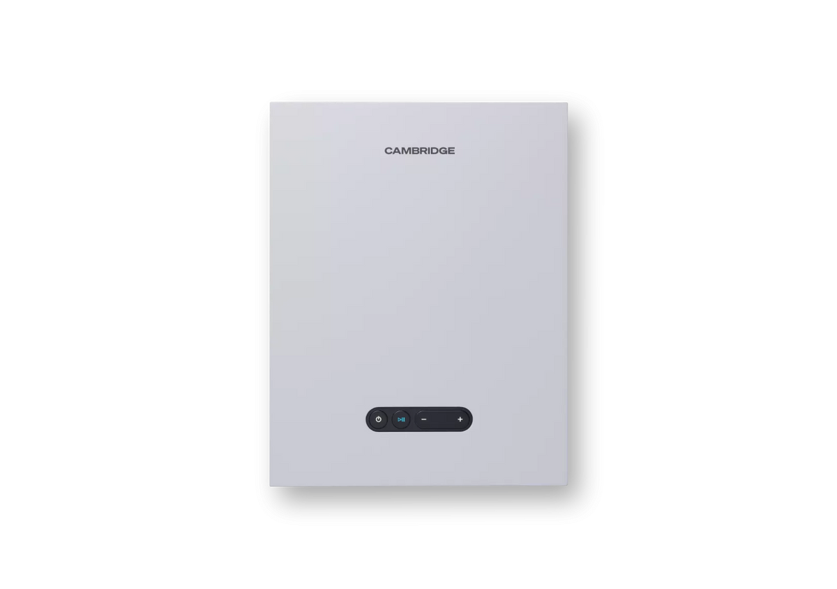 Cambridge Audio L/R X Premium-Regallautsprecher für audiophile Stereo- und Heimkinoanwendungen.
