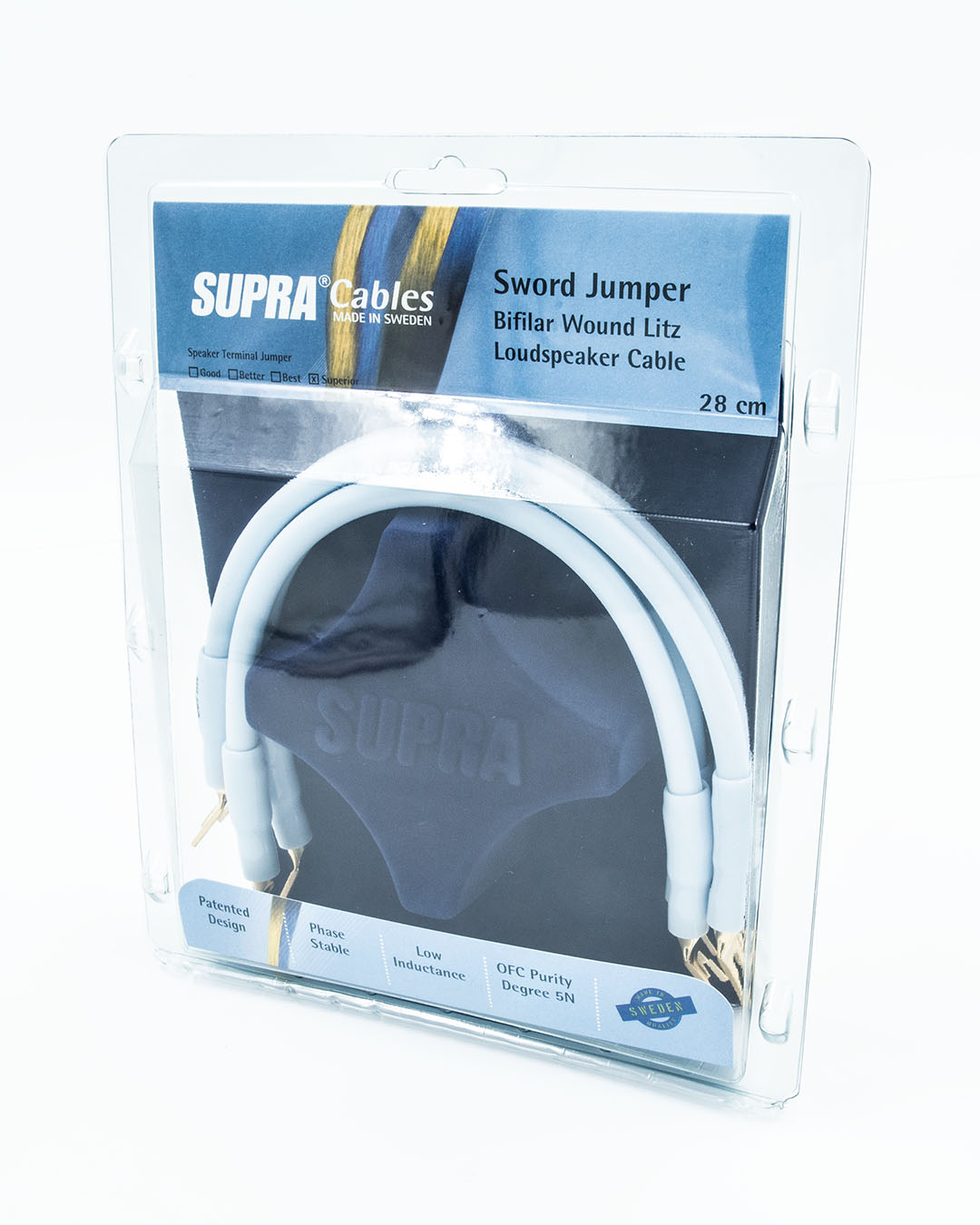 SUPRA Cables SWORD JUMPER 2X28CM