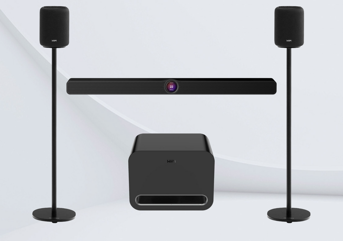 WiiM Heimkino Set - Soundbar + Sound Lite + Sub + Stands