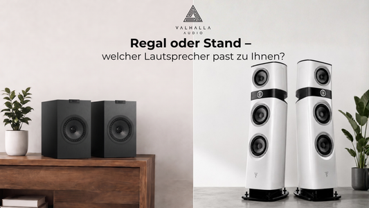 Regallautsprecher oder Standlautsprecher? Wie Sie den richtigen Lautsprecher für Ihren Raum wählen