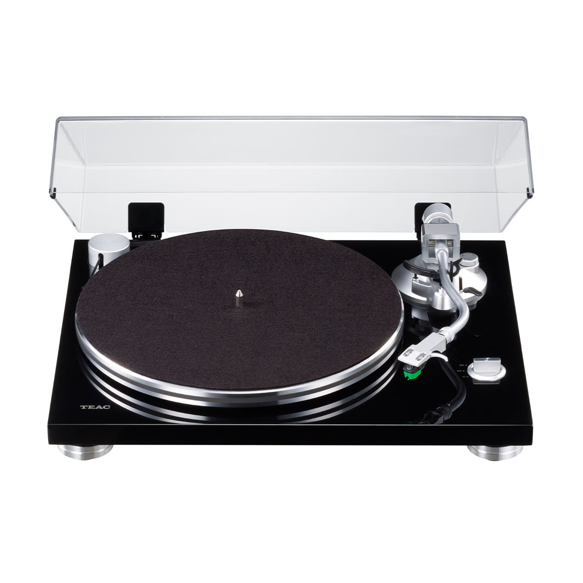 TEAC TN-3B-SE Plattenspieler mit Riemenantrieb für natürliche Vinylwiedergabe und elegantes Design.