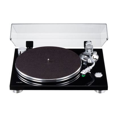 TEAC TN-3B-SE Plattenspieler mit Riemenantrieb für natürliche Vinylwiedergabe und elegantes Design.