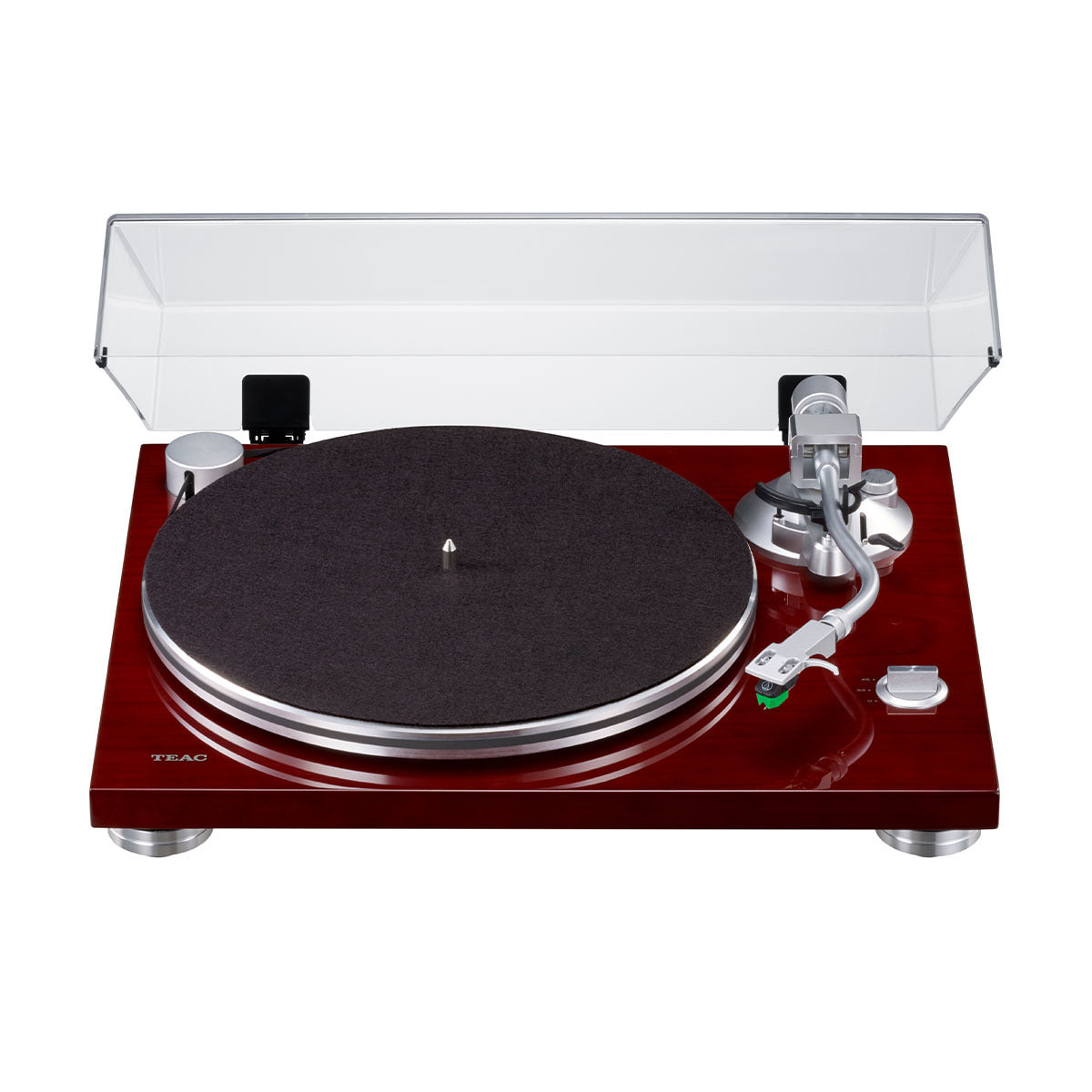 TEAC TN-3B-SE Plattenspieler mit Riemenantrieb für natürliche Vinylwiedergabe und elegantes Design.