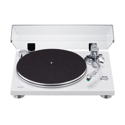 TEAC TN-3B-SE Plattenspieler mit Riemenantrieb für natürliche Vinylwiedergabe und elegantes Design.