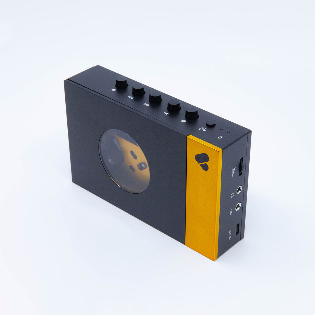 We Are Rewind Portable BT Cassette Player Black Yellow