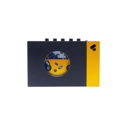 We Are Rewind Portable BT Cassette Player Black Yellow
