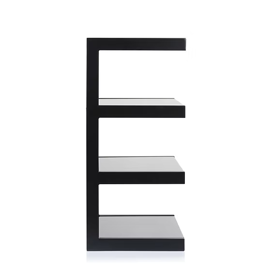 NorStone ESSE HIFI HiFi-Rack mit mehreren Ablagen für Verstärker, Plattenspieler und Audio-Komponenten.