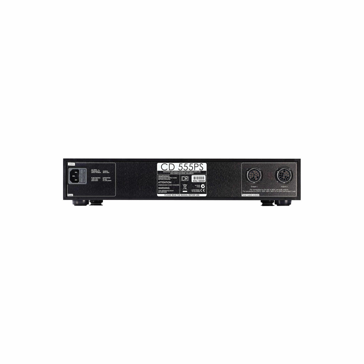 NAIM NAPS 555 DR externes High-End-Netzteil zur Optimierung der Stromversorgung kompatibler NAIM-Komponenten.