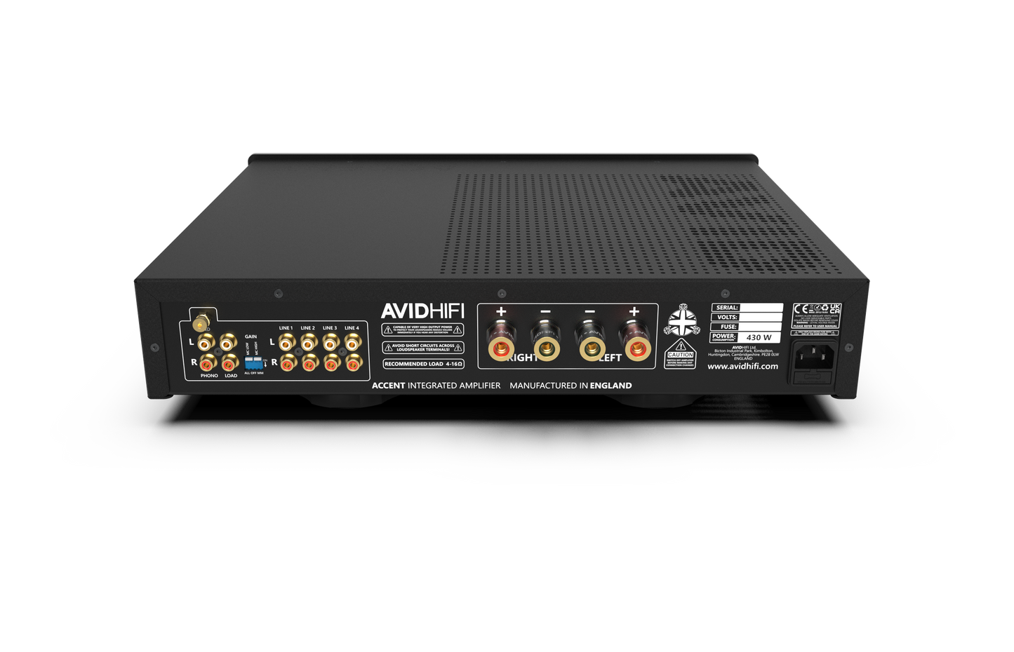 AVID Accent Vollverstärker für hochwertige Musikwiedergabe und moderne HiFi-Systeme.