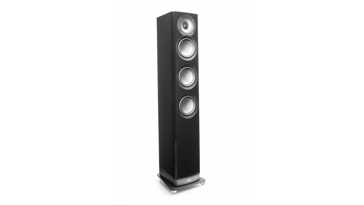 ELAC Navis ARF-51 aktiver Standlautsprecher mit kraftvollem Klang und integrierter Verstärkertechnologie.