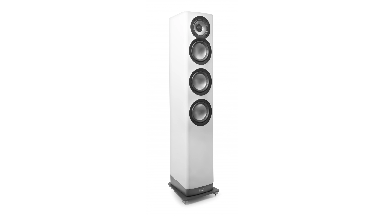 ELAC Navis ARF-51 aktiver Standlautsprecher mit kraftvollem Klang und integrierter Verstärkertechnologie.