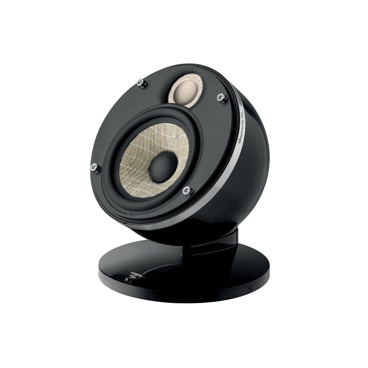 Focal Dôme Flax Sat 10 Kompaktlautsprecher mit Flax-Membran für detailreiche HiFi-Wiedergabe.