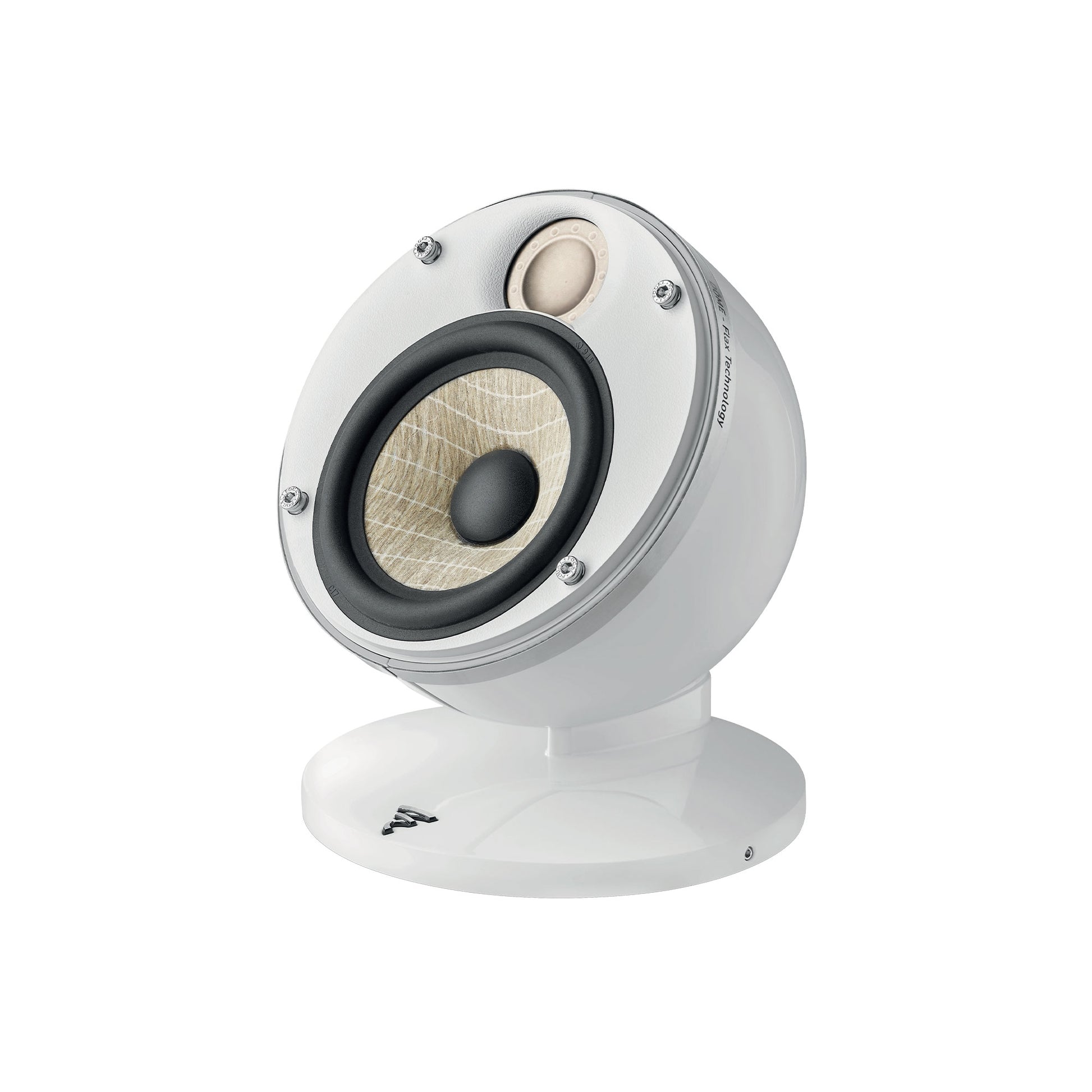 Focal Dôme Flax Sat 10 Kompaktlautsprecher mit Flax-Membran für detailreiche HiFi-Wiedergabe.