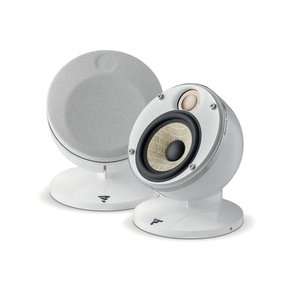 Focal Dôme Flax Sat 10 Kompaktlautsprecher mit Flax-Membran für detailreiche HiFi-Wiedergabe.