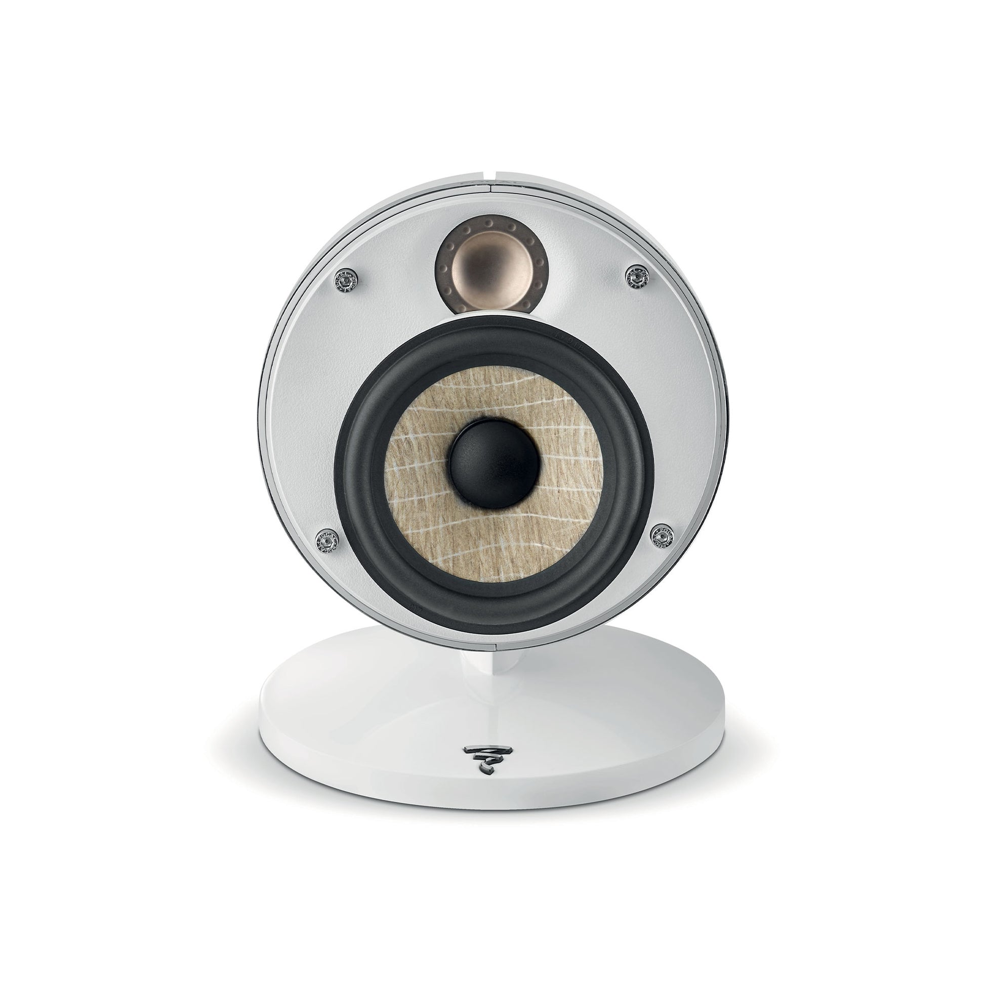 Focal Dôme Flax Sat 10 Kompaktlautsprecher mit Flax-Membran für detailreiche HiFi-Wiedergabe.