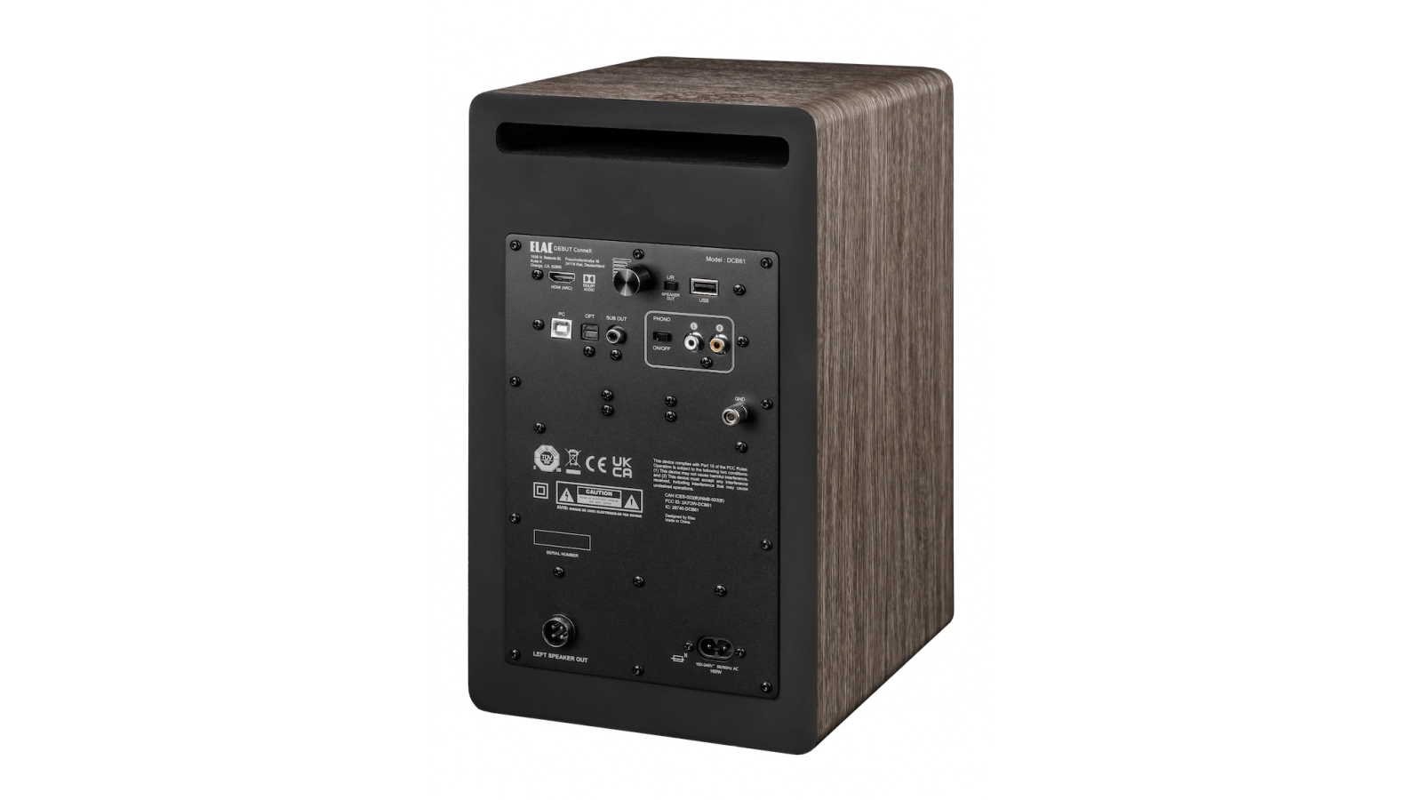 ELAC Debut ConneX DCB61 aktive HiFi-Regallautsprecher mit kraftvollem Klang und vielseitiger Konnektivität.