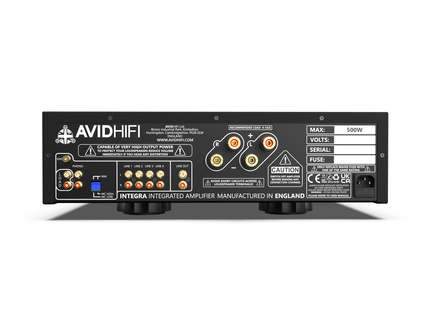 AVID Integra Vollverstärker für audiophile Klangqualität und leistungsstarke HiFi-Systeme.