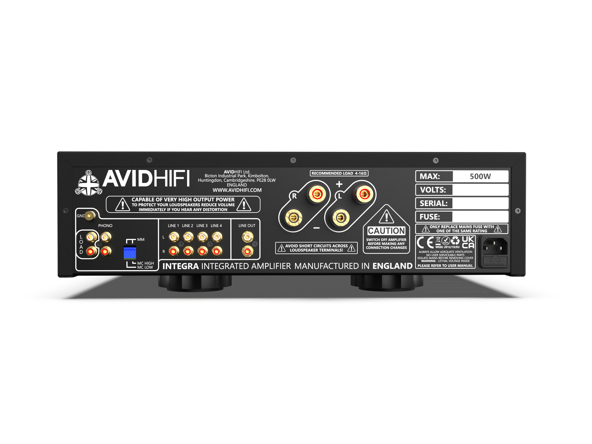AVID Integra Vollverstärker für audiophile Klangqualität und leistungsstarke HiFi-Systeme.