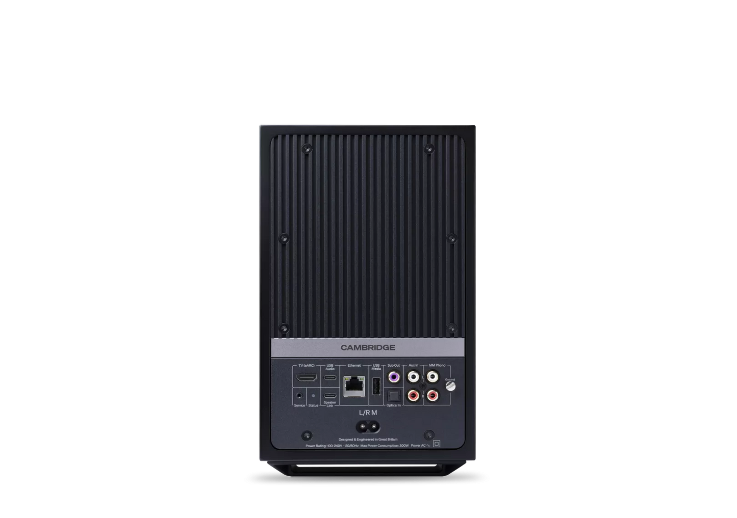 Cambridge Audio L/R M Regallautsprecher mit ausgewogener Klangabstimmung für HiFi-Systeme.