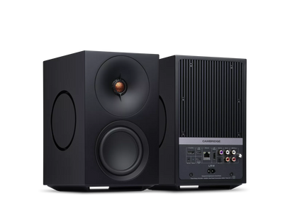 Cambridge Audio L/R M Regallautsprecher mit ausgewogener Klangabstimmung für HiFi-Systeme.