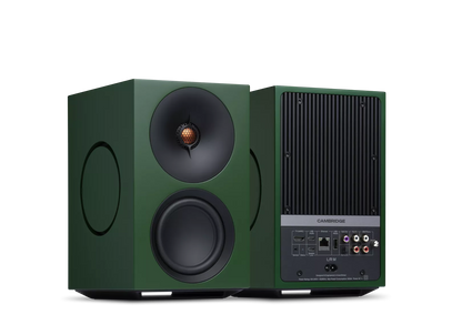 Cambridge Audio L/R M Regallautsprecher mit ausgewogener Klangabstimmung für HiFi-Systeme.