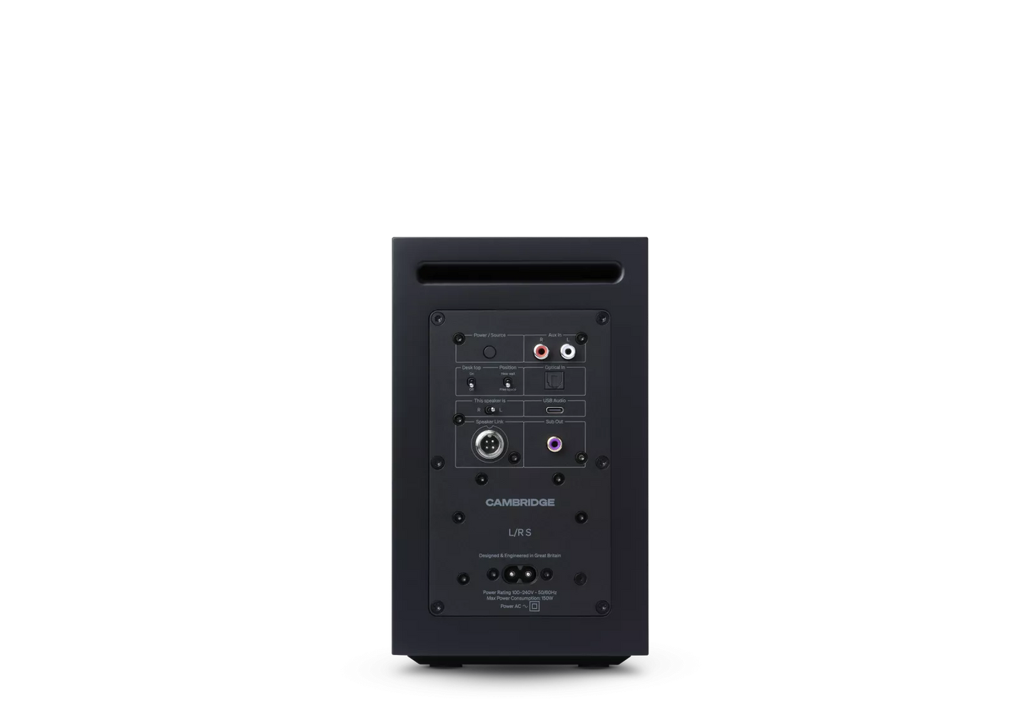 Cambridge Audio L/R S Regallautsprecher für detailreichen Stereo- und Heimkino-Klang.
