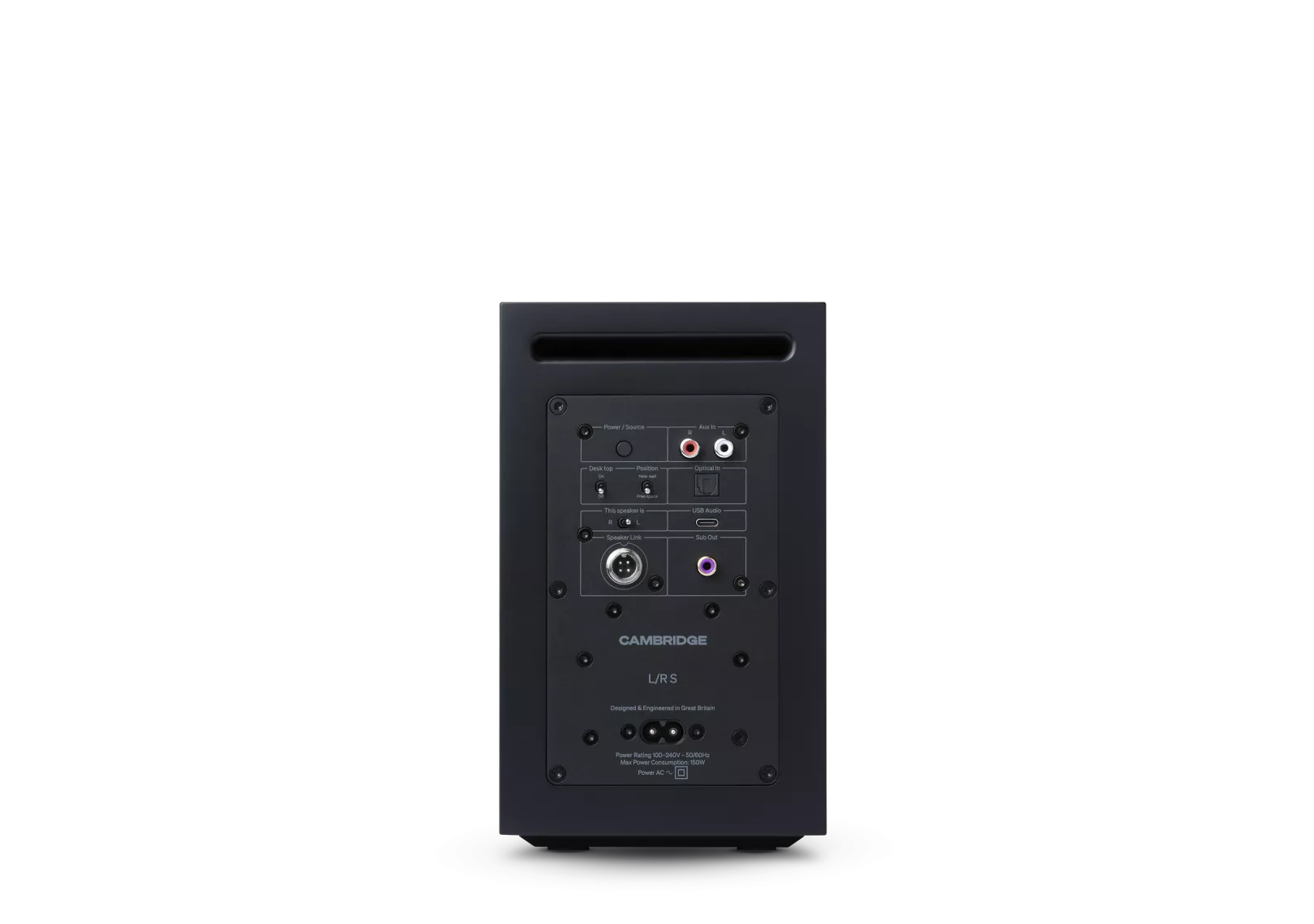 Cambridge Audio L/R S Regallautsprecher für detailreichen Stereo- und Heimkino-Klang.
