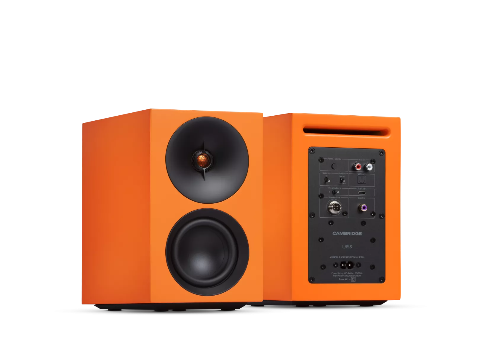 Cambridge Audio L/R S Regallautsprecher für detailreichen Stereo- und Heimkino-Klang.