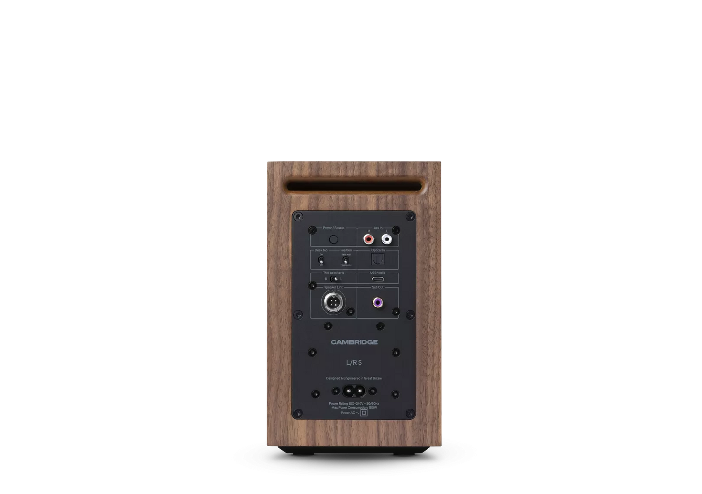 Cambridge Audio L/R S Regallautsprecher für detailreichen Stereo- und Heimkino-Klang.