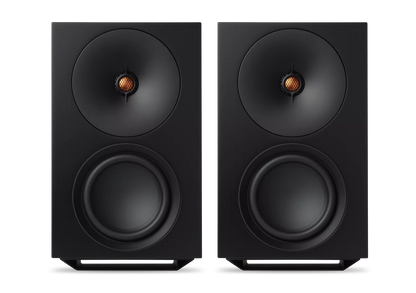 Cambridge Audio L/R X Premium-Regallautsprecher für audiophile Stereo- und Heimkinoanwendungen.