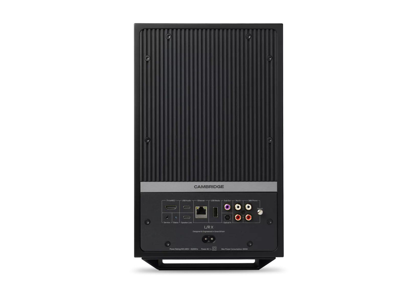 Cambridge Audio L/R X Premium-Regallautsprecher für audiophile Stereo- und Heimkinoanwendungen.