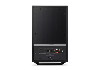 Cambridge Audio L/R X Premium-Regallautsprecher für audiophile Stereo- und Heimkinoanwendungen.