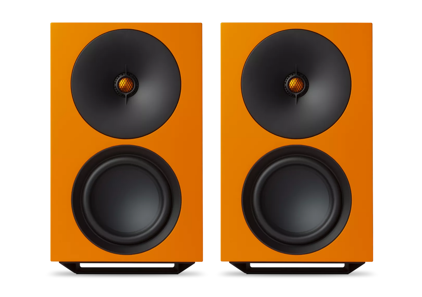 Cambridge Audio L/R X Premium-Regallautsprecher für audiophile Stereo- und Heimkinoanwendungen.