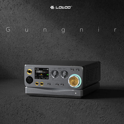Lotoo Gungnir Referenz-Kopfhörerverstärker und DAC für höchste Klangqualität und anspruchsvolle Audiowiedergabe.