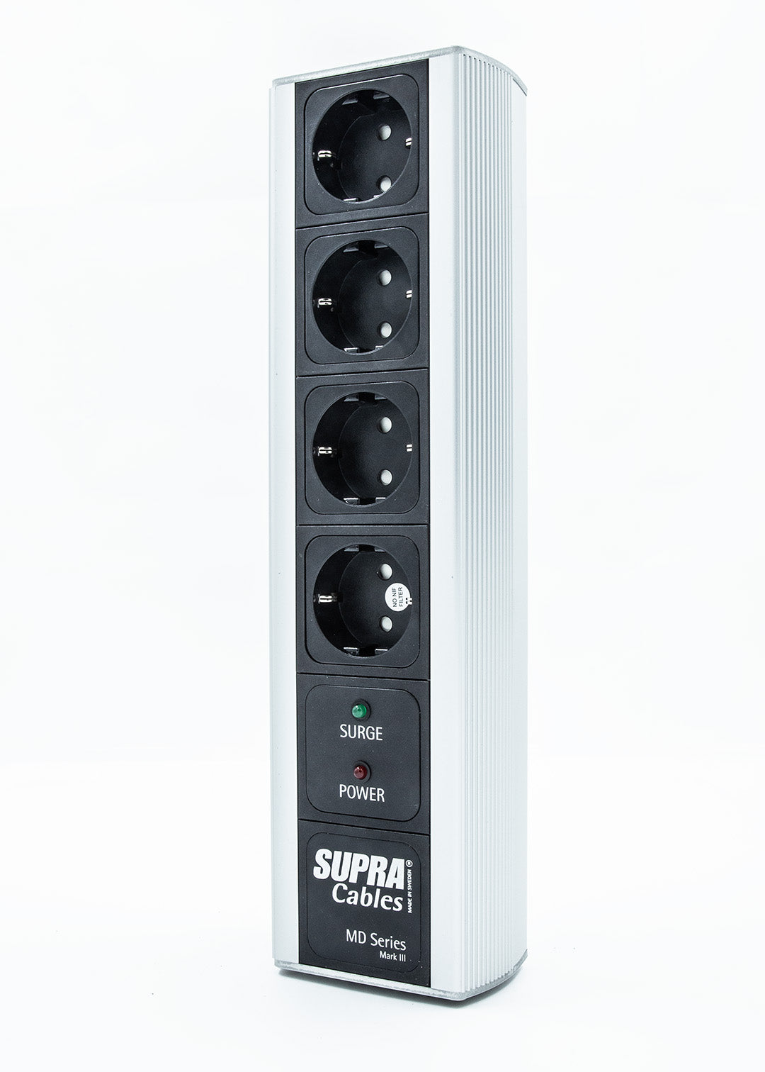 SUPRA Cables MAINS BLOCK MD04-EU/SP SWITCH