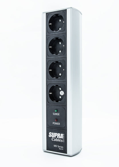 SUPRA Cables MAINS BLOCK MD04-EU/SP SWITCH
