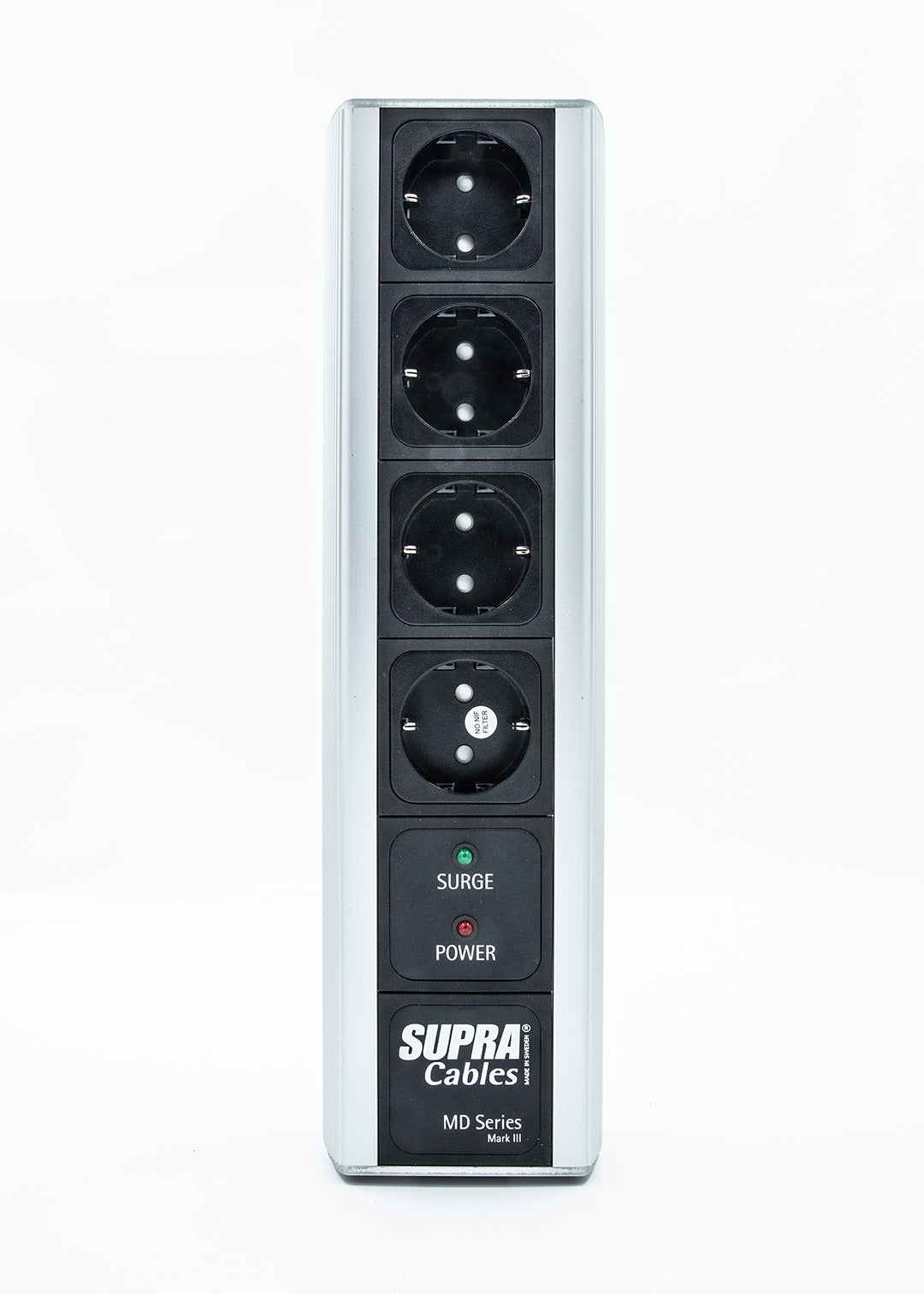 SUPRA Cables MAINS BLOCK MD04-EU/SP SWITCH