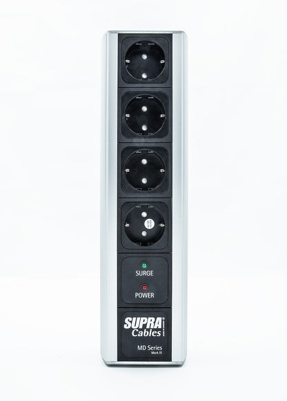 SUPRA Cables MAINS BLOCK MD04-EU/SP SWITCH
