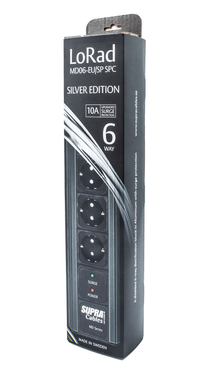 SUPRA Cables MAINS BLOCK MD06-EU/SP SPC BLACK
