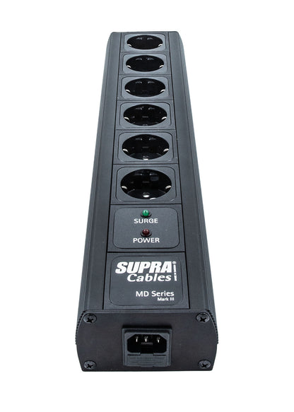 SUPRA Cables MAINS BLOCK MD06-EU/SP SPC BLACK