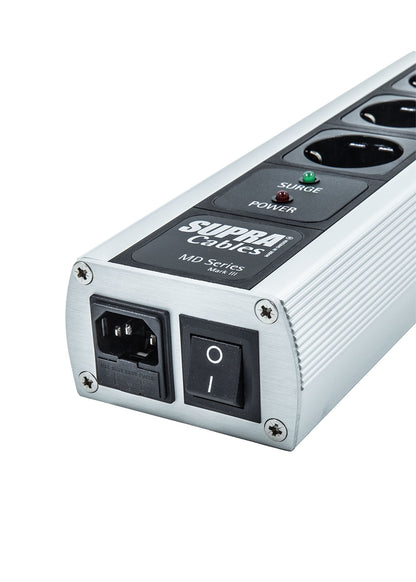 SUPRA Cables MAINS BLOCK MD06-EU/SP SWITCH