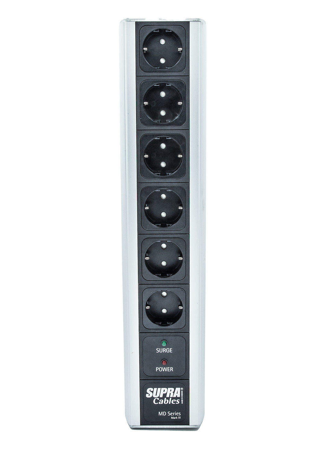 SUPRA Cables MAINS BLOCK MD06-EU/SP SWITCH