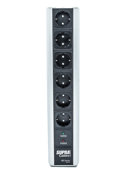 SUPRA Cables MAINS BLOCK MD06-EU/SP SWITCH
