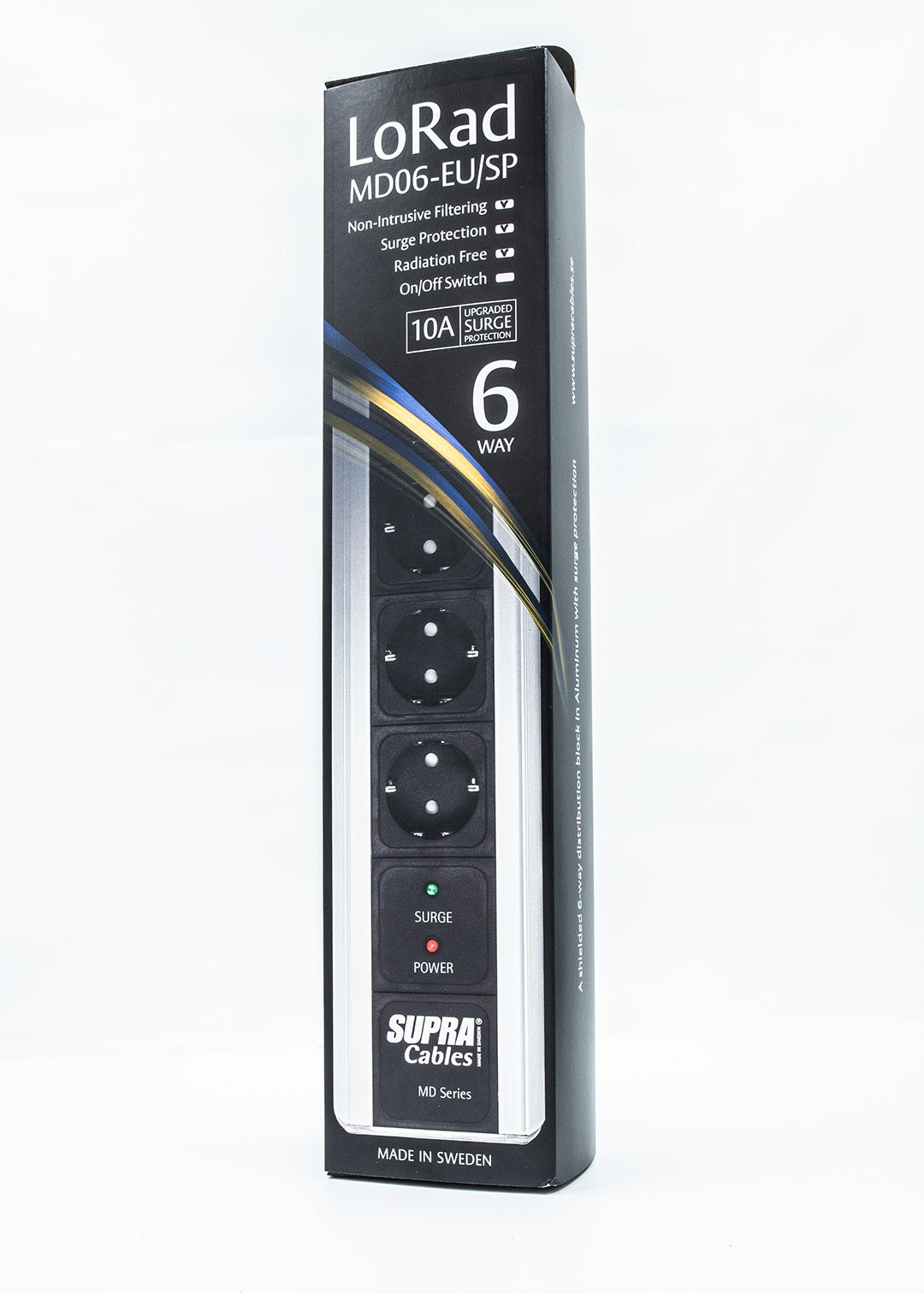 SUPRA Cables MAINS BLOCK MD06-EU/SP