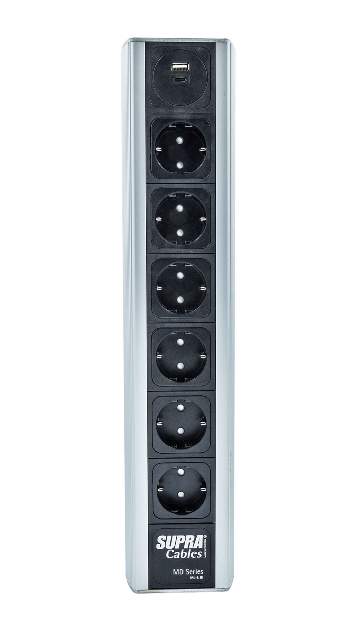 SUPRA Cables MAINS BLOCK MD06-EU USB-A/C