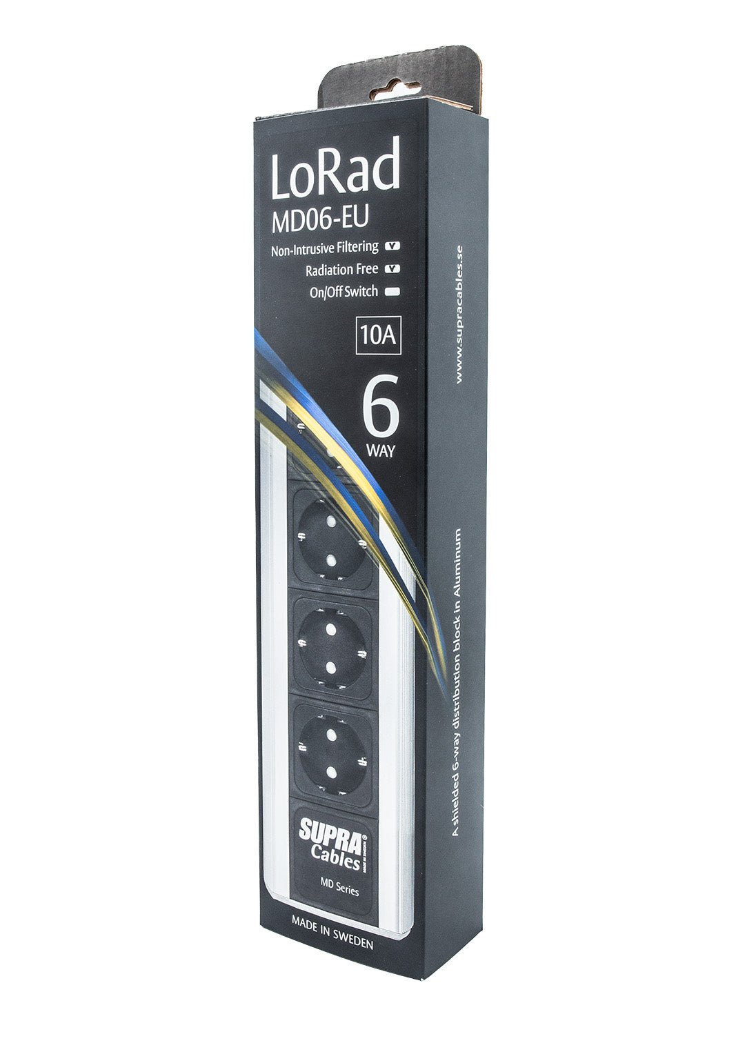 SUPRA Cables MAINS BLOCK MD06-EU
