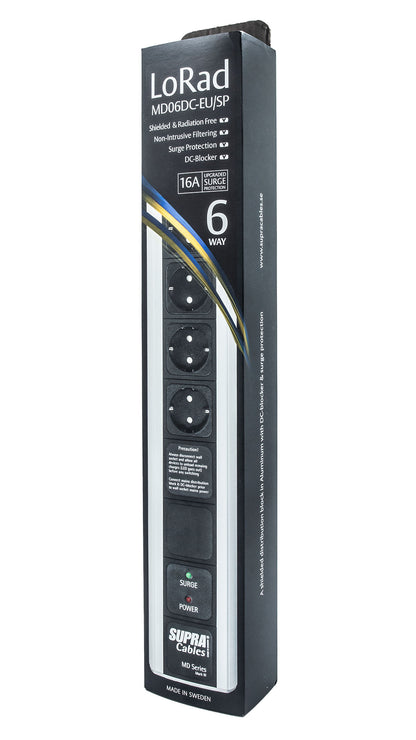 SUPRA Cables MAINS BLOCK MD06DC-16-EU/SP
