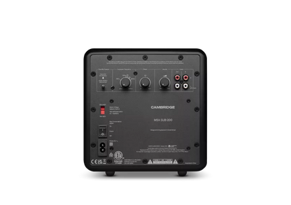 Cambridge Audio MSX Sub 200 kompakter Aktiv-Subwoofer für tiefen und kontrollierten Bass.