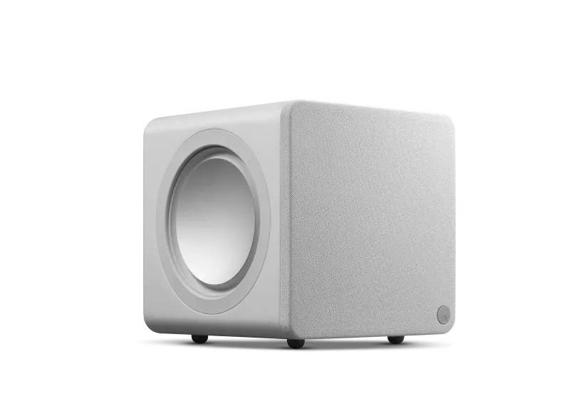 Cambridge Audio MSX Sub 200 kompakter Aktiv-Subwoofer für tiefen und kontrollierten Bass.